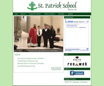 Stpatswv.org(Patrick Catholic School) Screenshot