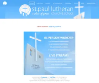 Stpaulaurora.org(St. Paul Lutheran Church & School) Screenshot