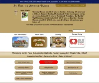 Stpaulcatholicchurch.org(St Paul) Screenshot