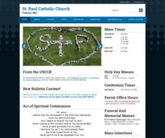 Stpaulfenton.org(Paul Catholic Church) Screenshot