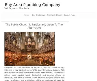 Stpaullutheranchurchhamel.org(Bay Area Plumbing Company) Screenshot