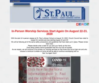 Stpaulmcallen.org(Paul Lutheran Church) Screenshot