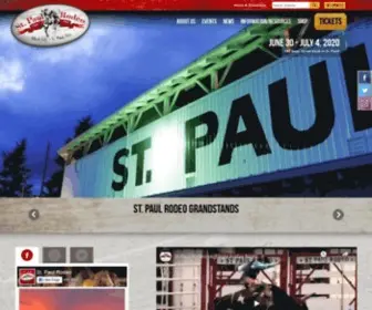 Stpaulrodeo.com(St Paul Rodeo) Screenshot