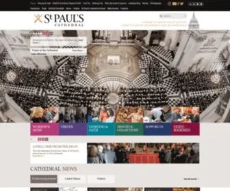 Stpauls.co.uk(St Paul's Cathedral) Screenshot