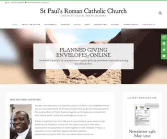 Stpaulscheshunt.org(St Paul's Catholic Roman Church) Screenshot