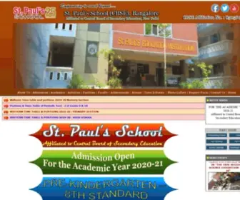 Stpaulschool.in(Stpaulschool) Screenshot