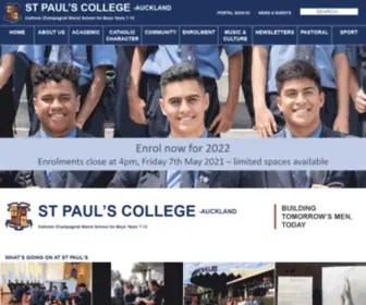 Stpaulscollege.co.nz(St Pauls College) Screenshot