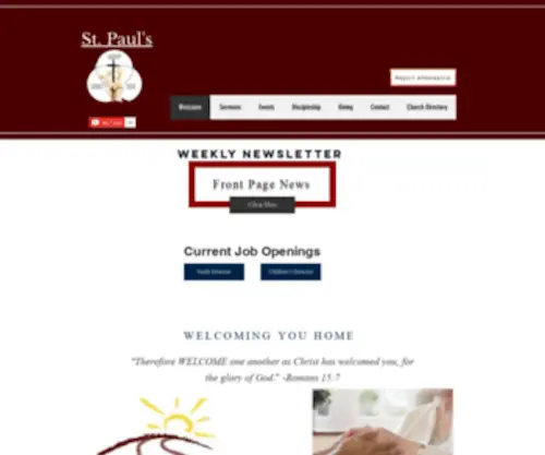 Stpaulsfindlay.org(Stpaulsfindlay) Screenshot