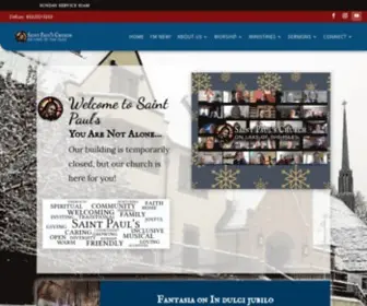 Stpaulsmpls.org(Saint Pauls Church on Lake of the Isles) Screenshot