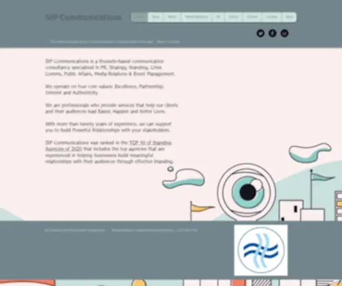 STpcommunications.com(Public Relations) Screenshot