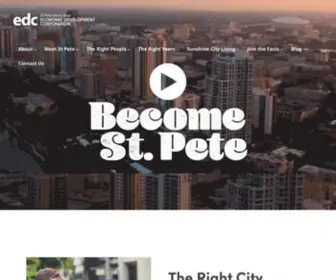 Stpeteedc.com(The St. Pete Economic Development Corp) Screenshot