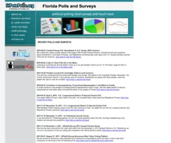 Stpetepolls.org(Florida Polls and Surveys) Screenshot