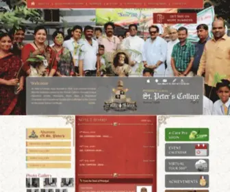 Stpetersagra.org(ICSE Schools In Agra) Screenshot