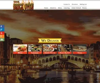 Stpetersbrickoven.com(The Brick Oven) Screenshot