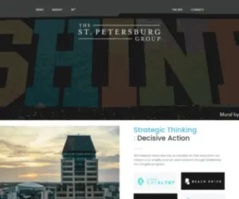 Stpetersburggroup.com(Strategic Thinking) Screenshot
