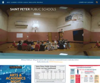 Stpeterschools.org(Saint Peter Public Schools) Screenshot