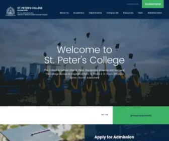 Stpeterscollege.ac.in(St Peters College) Screenshot