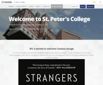 Stpeterscollege.ca(Peter's College) Screenshot