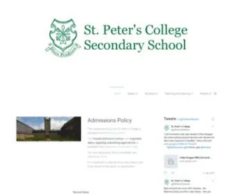 Stpeterscollege.ie(St. peter’s college) Screenshot