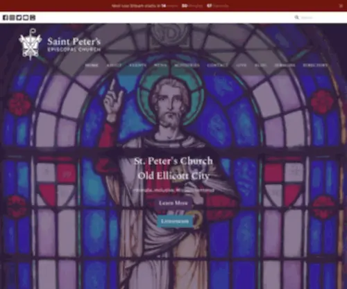 Stpetersec.org(Peter's Episcopal Church) Screenshot