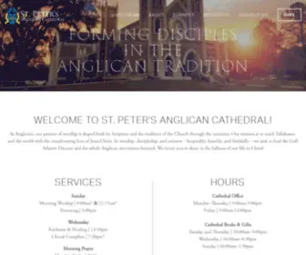 Stpetersfl.com(St Peter's Anglican Cathedral) Screenshot