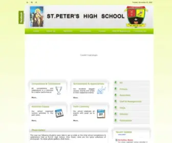 Stpetershighschool.org(Stpetershighschool) Screenshot