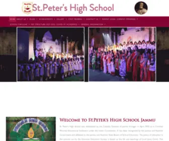 Stpetersjammu.org(St.Peter's High School) Screenshot