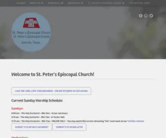 Stpeterskerrville.com(Peter's Episcopal Church) Screenshot