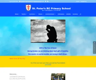 StpetersrcPrimary.org(St Peter's RC Primary School) Screenshot