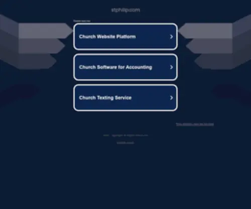 STphilip.com(Philip Lutheran Church) Screenshot