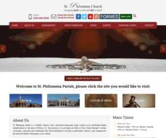 STphils.com(Philomena Catholic Church) Screenshot