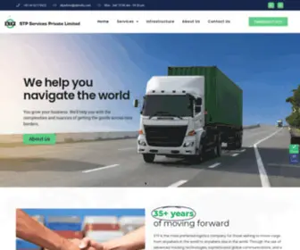 Stpindia.com(STP Logistics) Screenshot