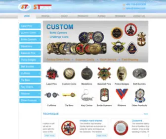 Stpins.com(Lapel Pins) Screenshot