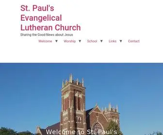 STPLS.org(Paul's Evangelical Lutheran Church) Screenshot