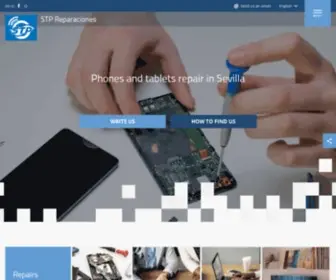 STpreparaciones.com(Reparación de móviles en Sevilla) Screenshot