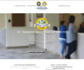 STprov.org(Tammany Parish Registrar of Voters) Screenshot