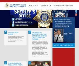 STpso.org(Tammany Parish Sheriff's Office) Screenshot