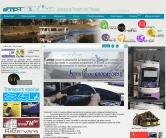 STPT.ro(STPT Home page) Screenshot