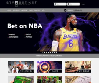 STR8Bet.net Screenshot