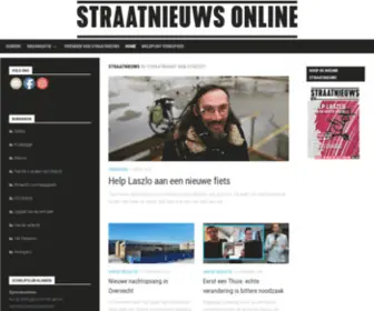 Straatnieuws.nl(De straatkrant van Utrecht) Screenshot