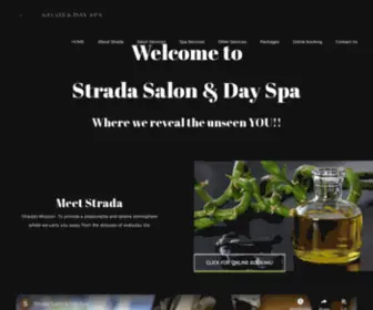 Stradadayspa.com(Top Hair Salons in San Jose) Screenshot