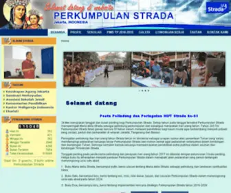 Stradapusat.or.id(Perkumpulan Strada) Screenshot