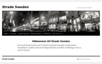 Stradesweden.se(Strade Sweden) Screenshot