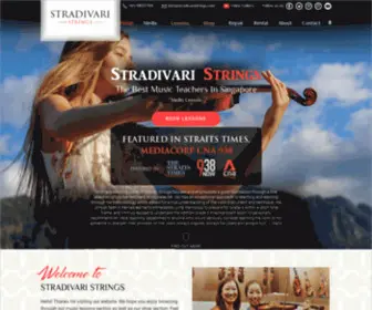 Stradivaristrings.com(Music School) Screenshot