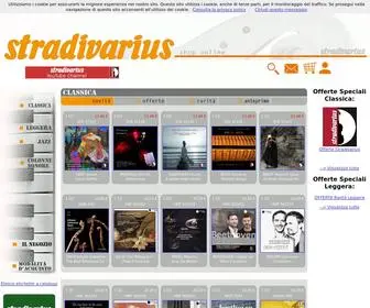 Stradivarius.it(The leading italian classical music label) Screenshot