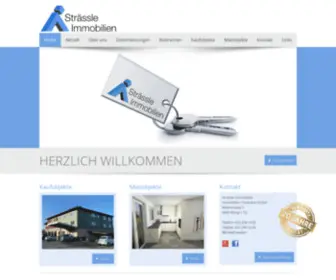 Straessle-Immo.ch(Strässle Immobilien) Screenshot