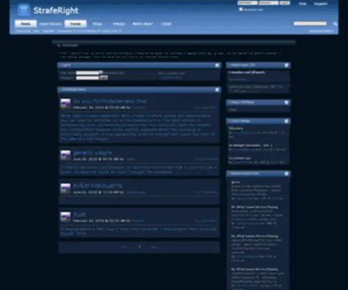 Straferight.com(StrafeRight) Screenshot