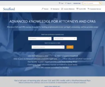 Straffordpub.com(CLE and CPA CPE Courses) Screenshot