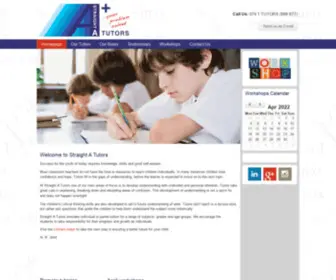 Straighta.co.za(Straight A Tutors) Screenshot