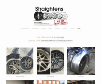 Straightenswheelrepair.com(Straightens Wheel RepairStraightens) Screenshot